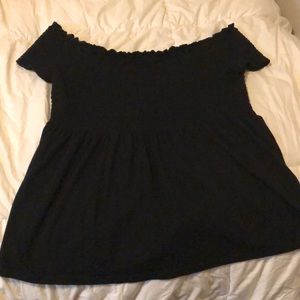 off the shoulder shirt